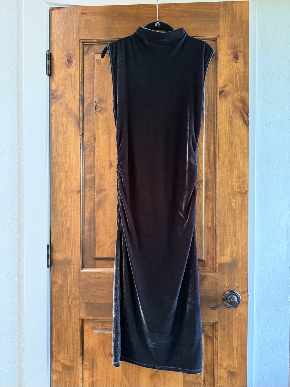 a new day (Target) Sleeveless Black Velvet Maxi Dress